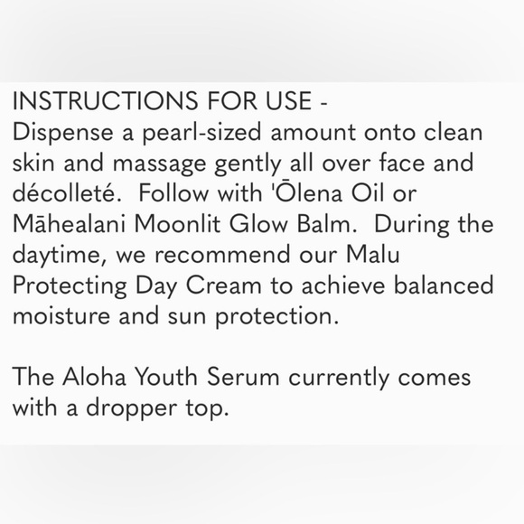 HONUA ALOHA Hawaiian Skincare Youth Serum! - Picture 7 of 7